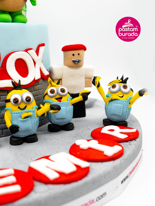 Çizgi Film Karakterleri Tasarım Pasta