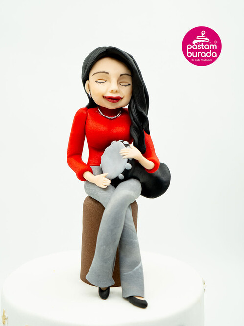 Darbuka Detaylı Figür Pasta