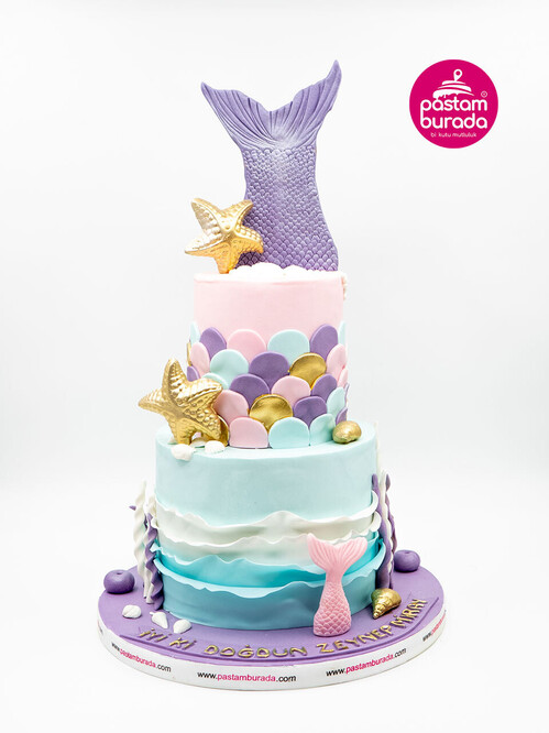 Deniz Kızı Konsept Pasta
