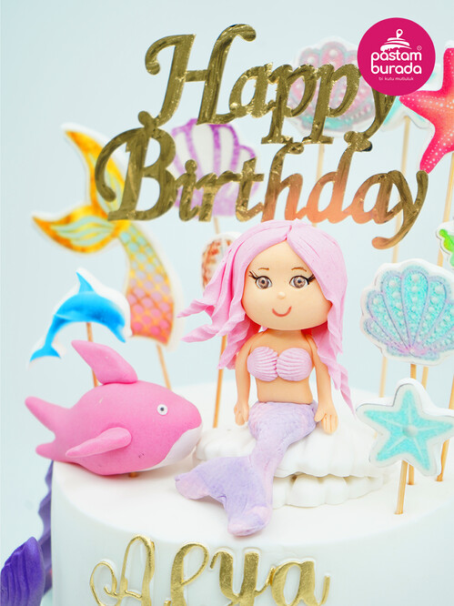 Deniz Kızı Konsept Pasta