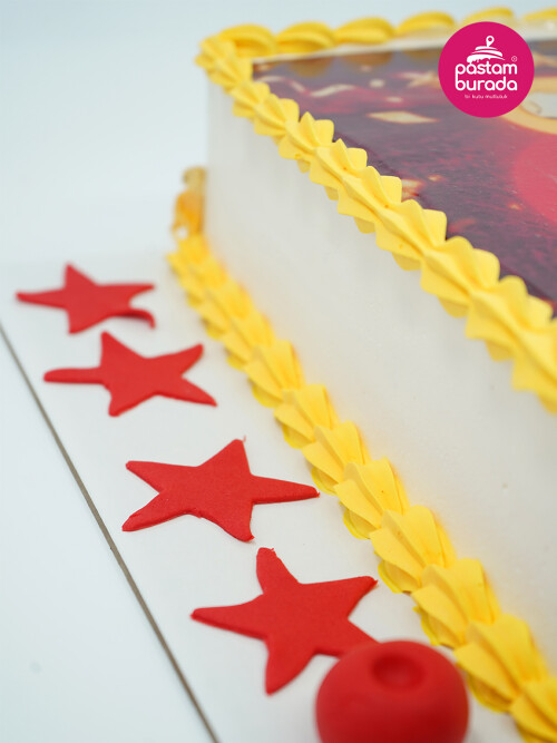 Galatasaray Temalı Resimli Pasta