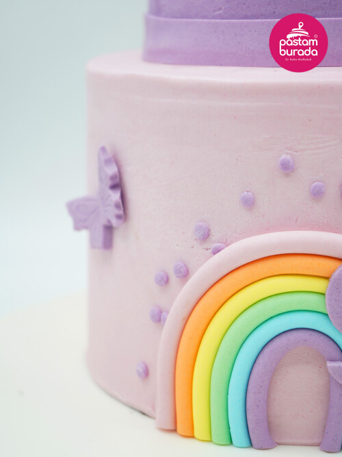 Gökkuşağı Konsept Pasta