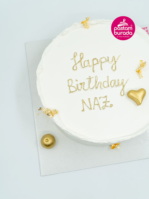 Gold Yaprak Süslemeli Naked Pasta