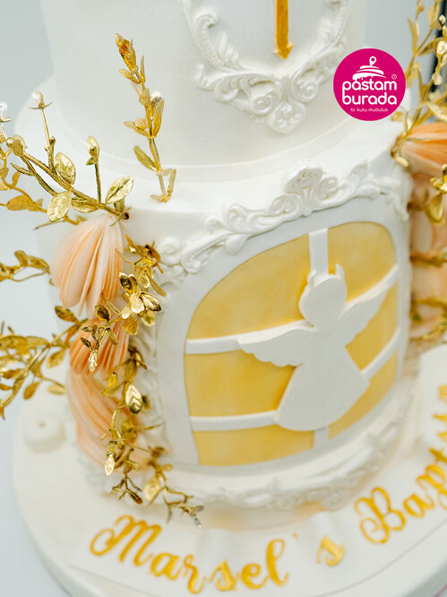 Haç Temalı Tasarım Pasta