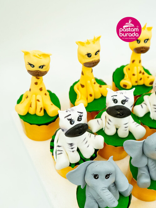Hayvanlar Alemi Cupcake