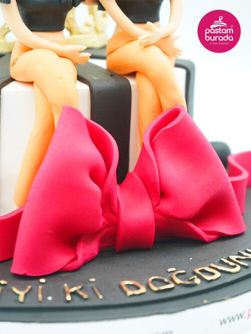 İkiz Kızlar Konsept Pasta