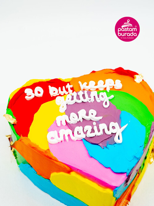 Kalp Şeklinde Renkli Naked Pasta