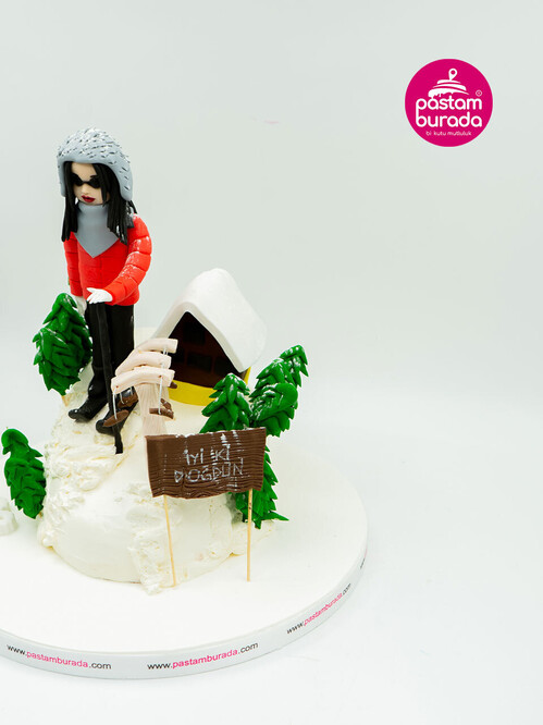 Kayak Temalı Butik Pasta