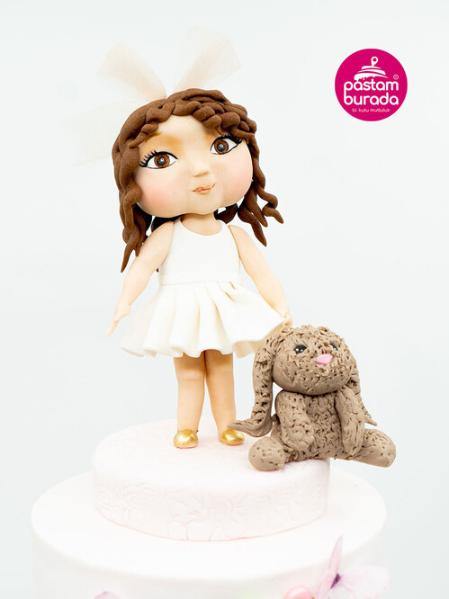 Kelebek Detaylı Butik Pasta