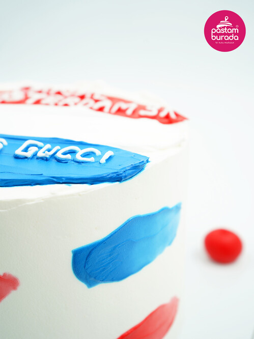 Kırmızı ve Mavili Naked Pasta