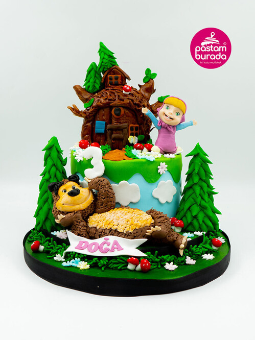 Koca Ayı ve Maşa Pasta