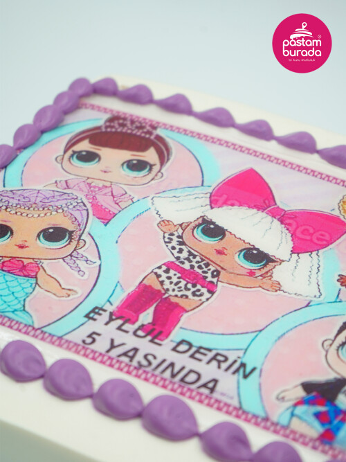 Lol Bebek Resimli Pasta