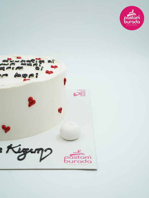 Minik Kalp Süslemeli Naked Pasta