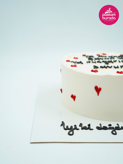 Minik Kalp Süslemeli Naked Pasta