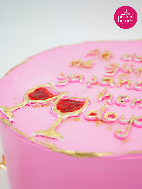 Şarap Kadehli Naked Pasta