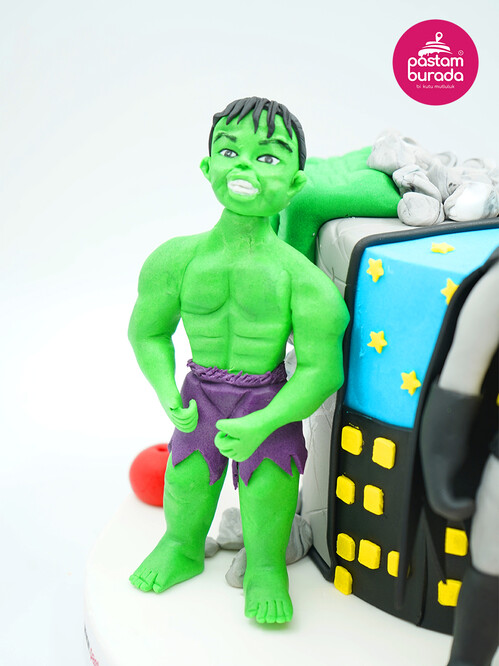 Süper Kahramanlar Konsept Pasta