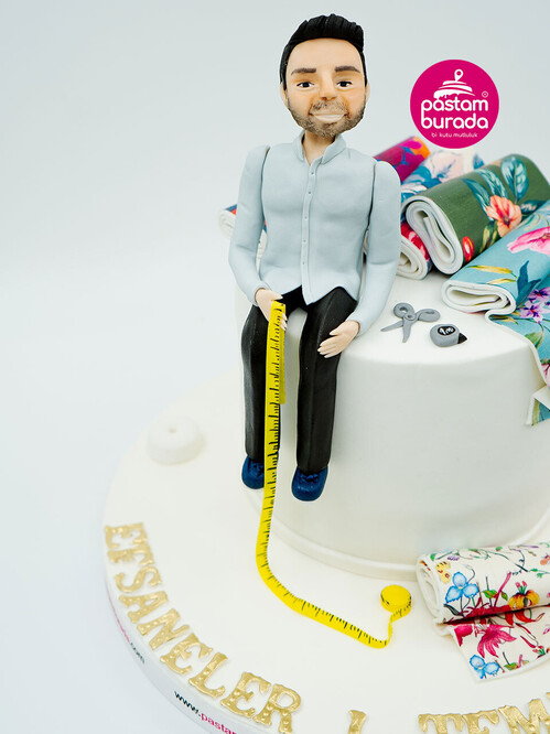 Terzi Temalı Butik Pasta