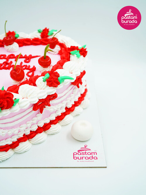 Vişne Süslemeli Naked Pasta