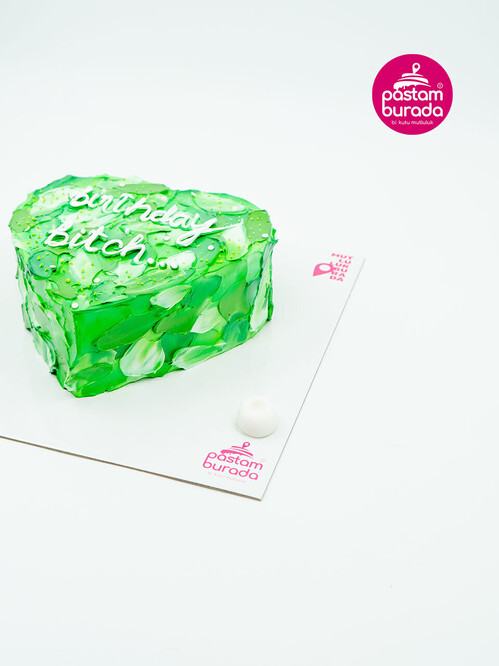 Yeşil Kalp Model Naked Pasta