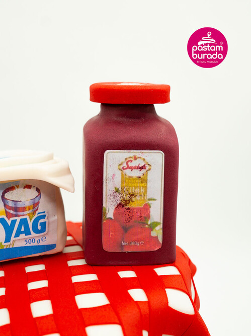 Yiyecek Temalı Butik Pasta