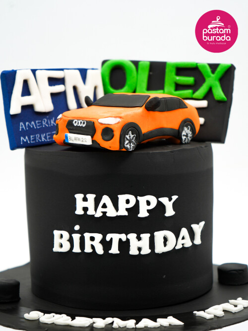 Araba Detay Tasarım Pasta