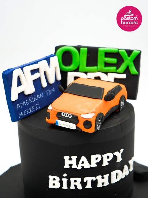 Araba Detay Tasarım Pasta