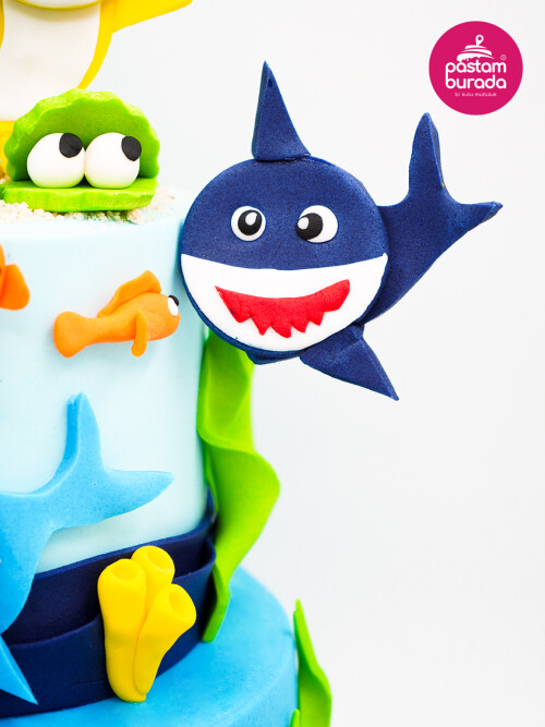 Baby Shark Konsept Pasta