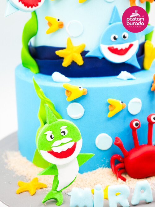 Baby Shark Konsept Pasta