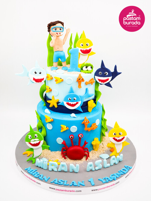 Baby Shark Konsept Pasta