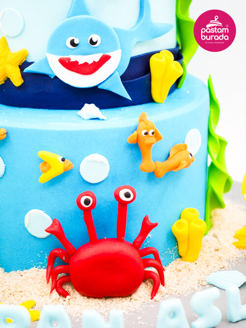 Baby Shark Konsept Pasta