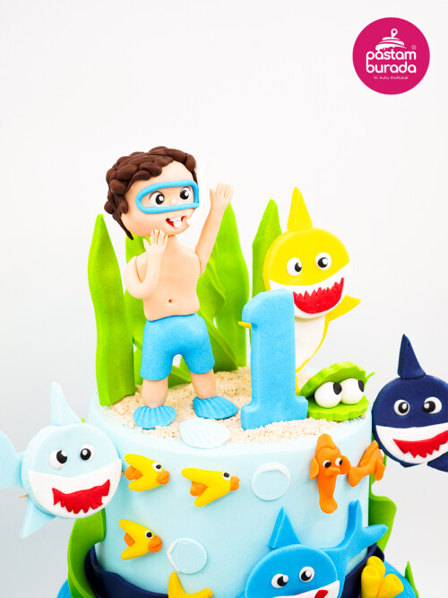 Baby Shark Konsept Pasta