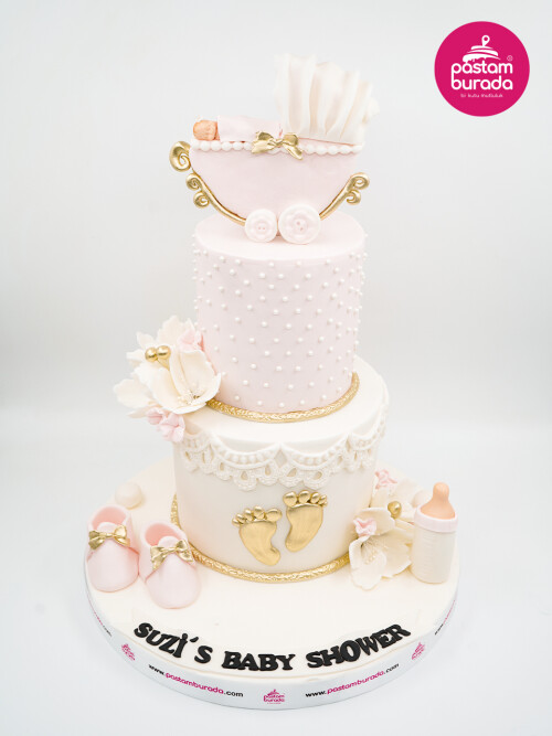 Baby Shower Tasarım Pasta
