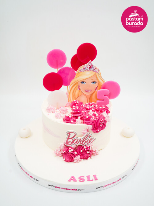 Barbie Konsept Sıvama Pasta