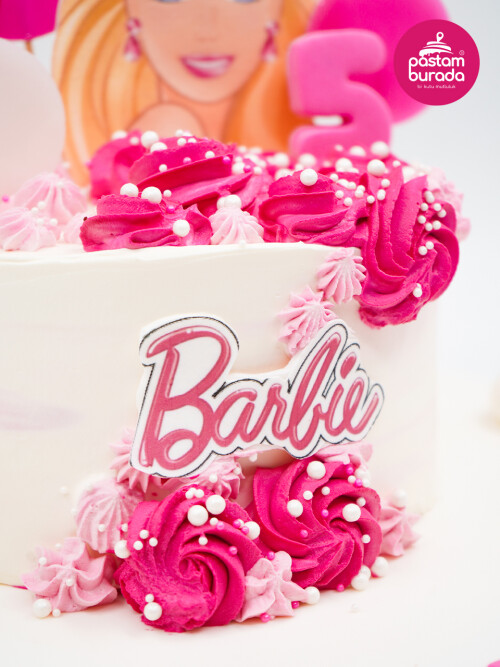 Barbie Konsept Sıvama Pasta