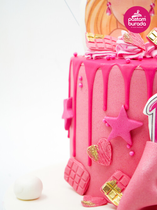 Barbie Konsept Tasarım Pasta