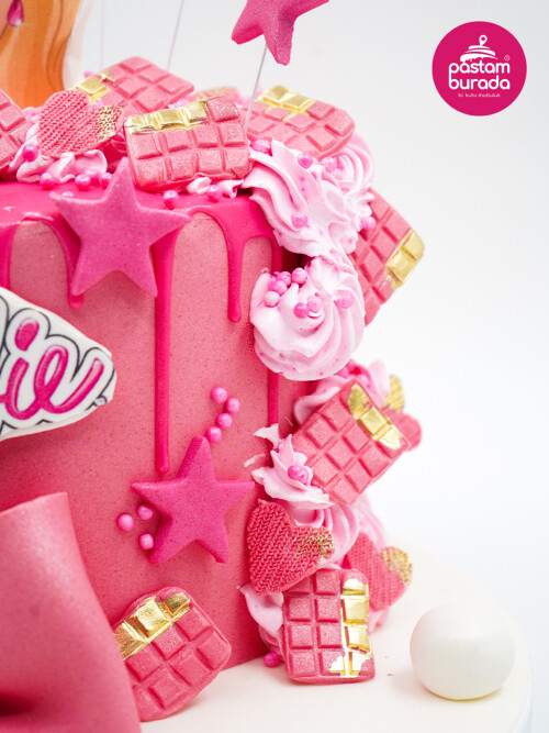 Barbie Konsept Tasarım Pasta