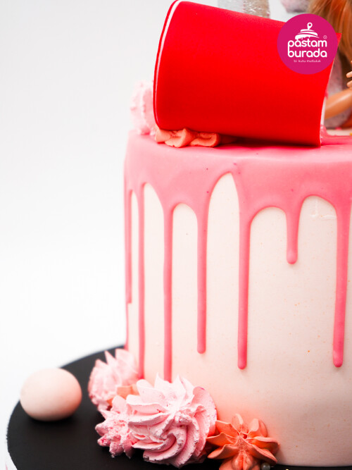 Barbie Konsept Tasarım Pasta