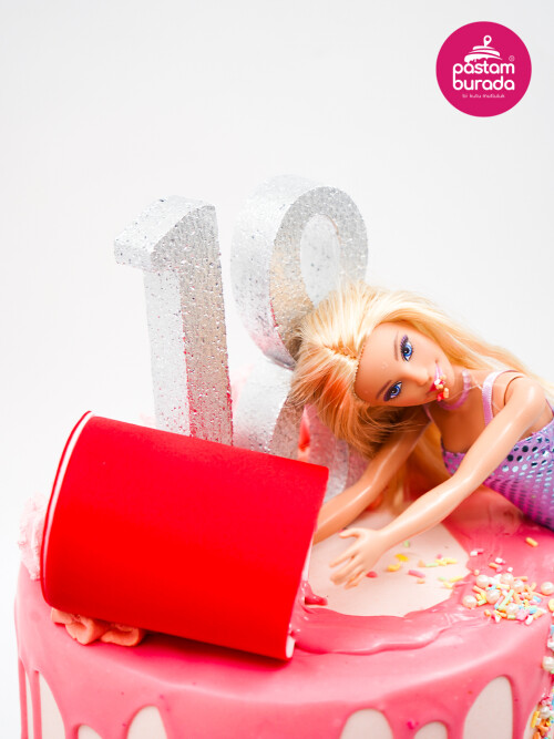 Barbie Konsept Tasarım Pasta