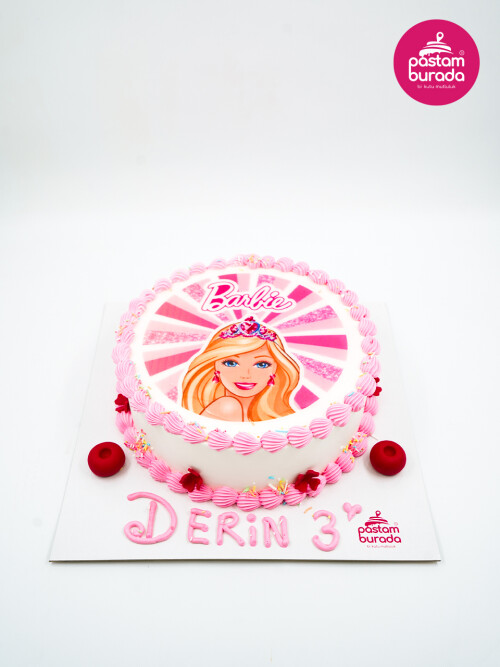 Barbie Resimli Pasta