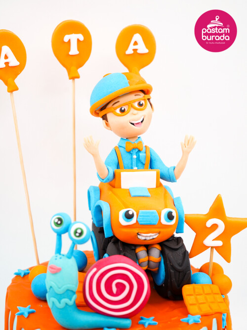 Blippi Konsept Tasarım Pasta