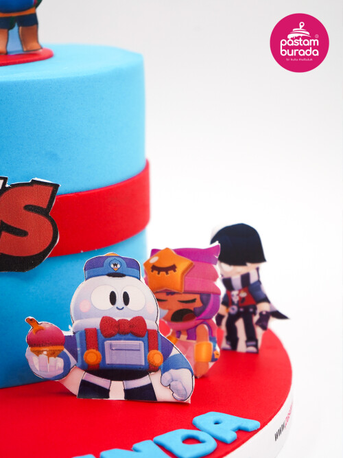 Brawl Stars Tasarım Pasta