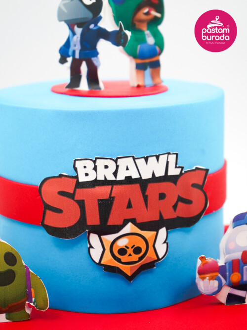 Brawl Stars Tasarım Pasta