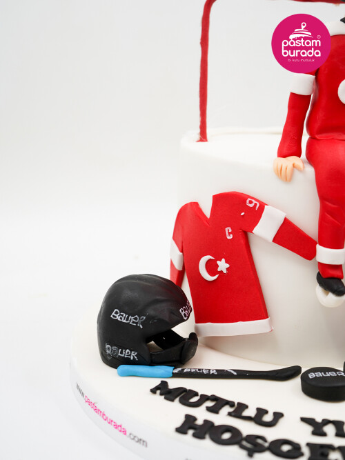 Buz Hokeyi Konsept Pasta