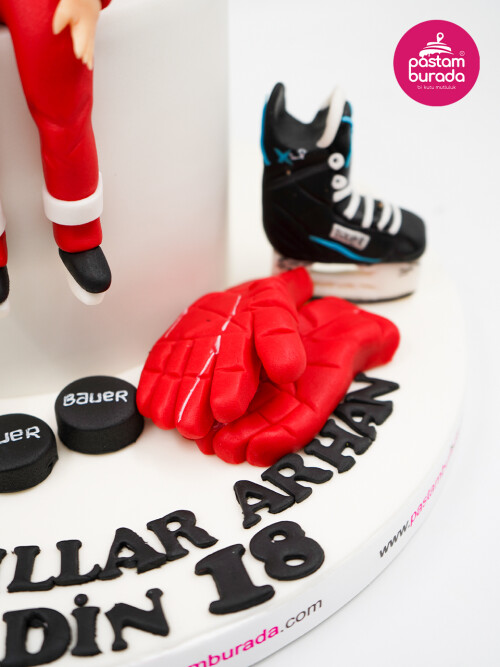 Buz Hokeyi Konsept Pasta