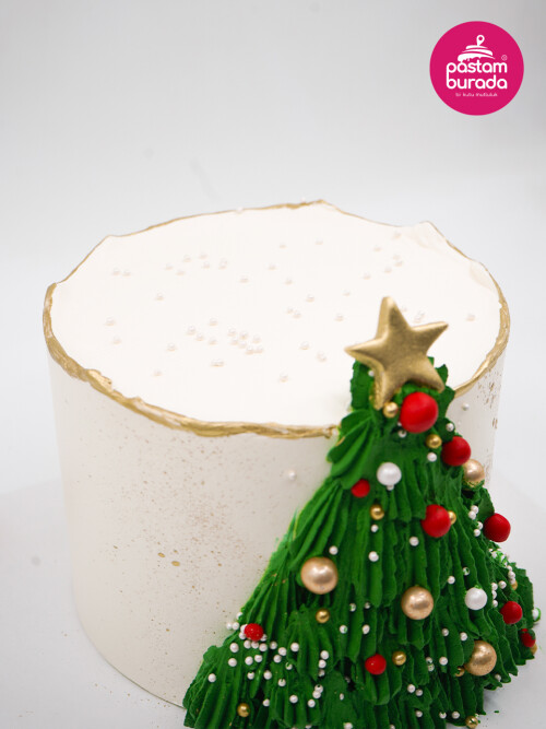 Çam Ağacı Detay Naked Cake