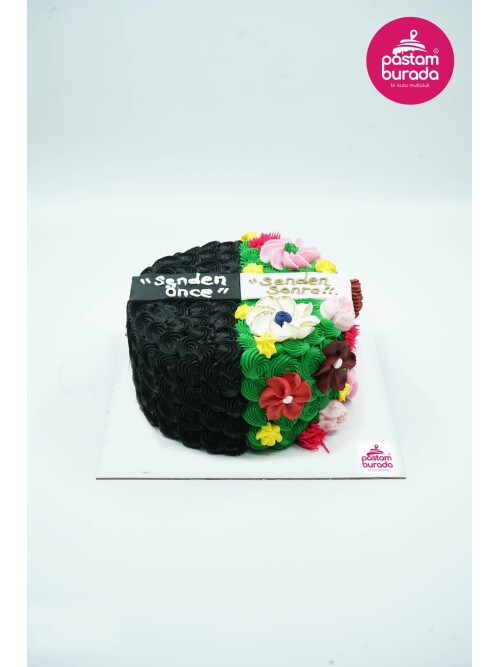 Çiçek Detay Naked Cake