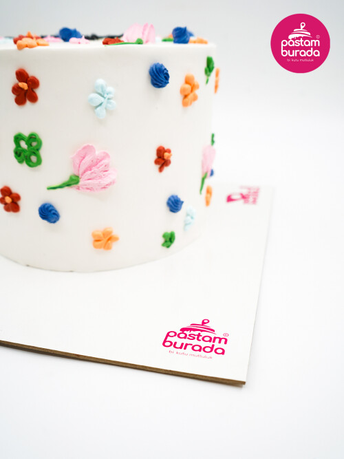 Çiçek Detay Naked Cake