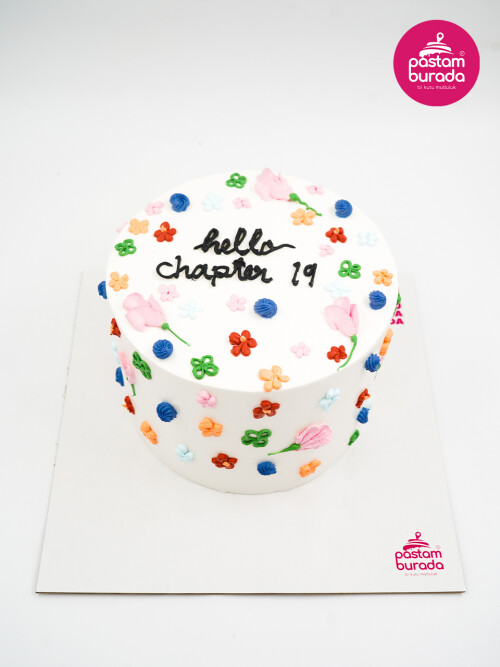 Çiçek Detay Naked Cake