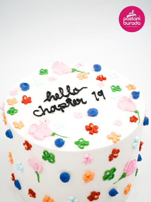 Çiçek Detay Naked Cake