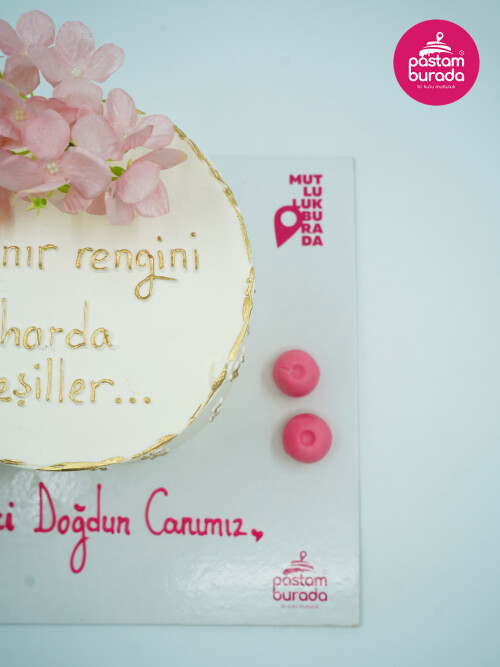 Çiçek Süslemeli Naked Pasta